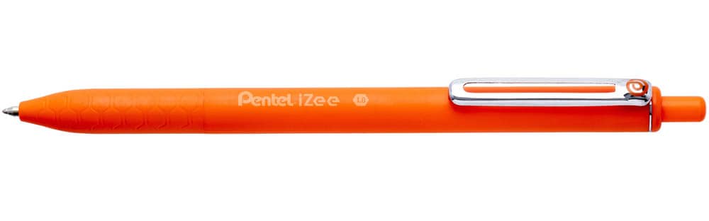 Pentel iZee Bolígrafo BX470 - Boli Retráctil con Cuerpo Mate y Clip Metálico, de Uso Muy Cómodo