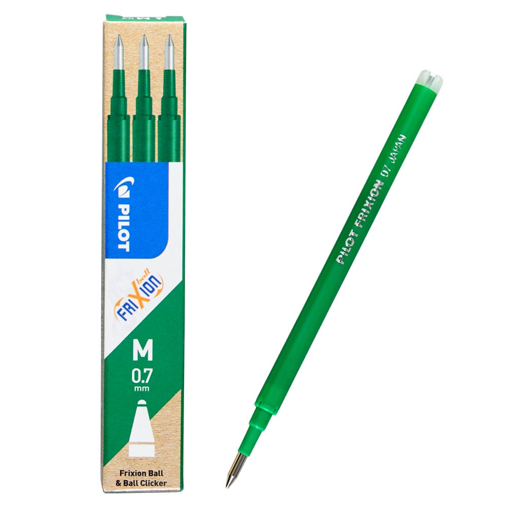 Pilot V-Pen Füllhalter 3er Set – Grüne Tinte, 0,4 Mm Feder