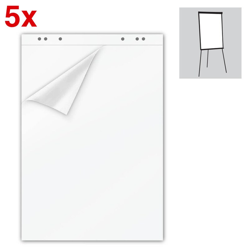 LANDRÉ Flip-Chart-Block, 20 Blatt, kariert / blanko 100050592 bei www