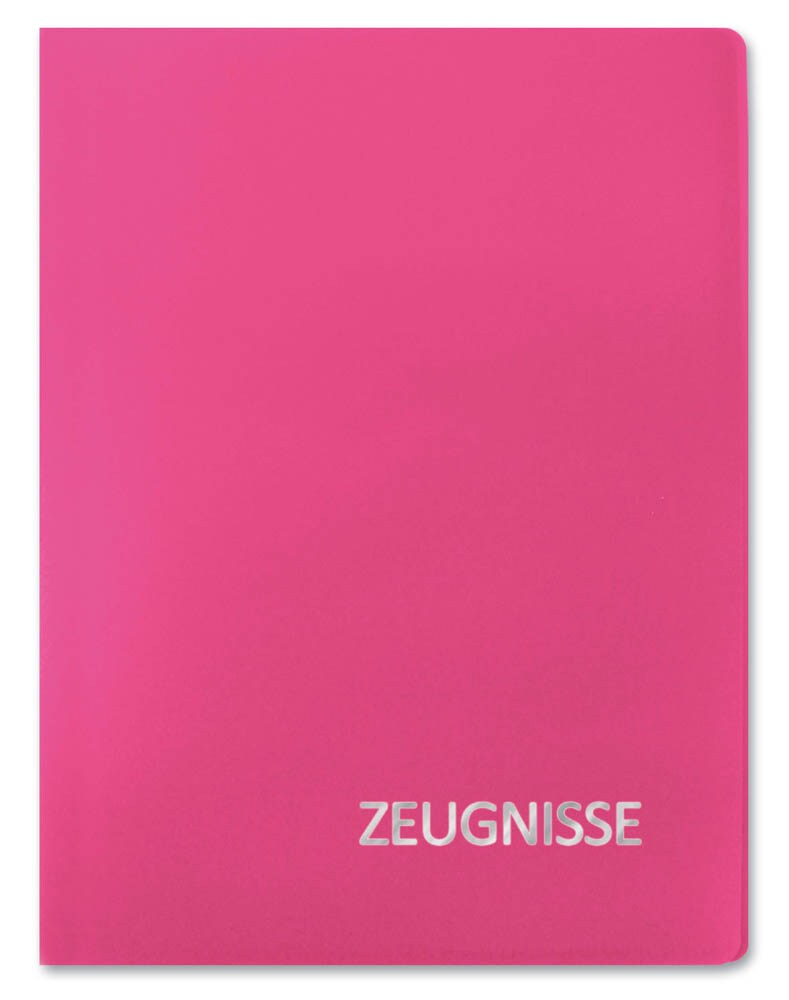 Zeugnismappe Mit Namensgravur Und Widmung Zeugnisringbuch A4 Metallic Lila