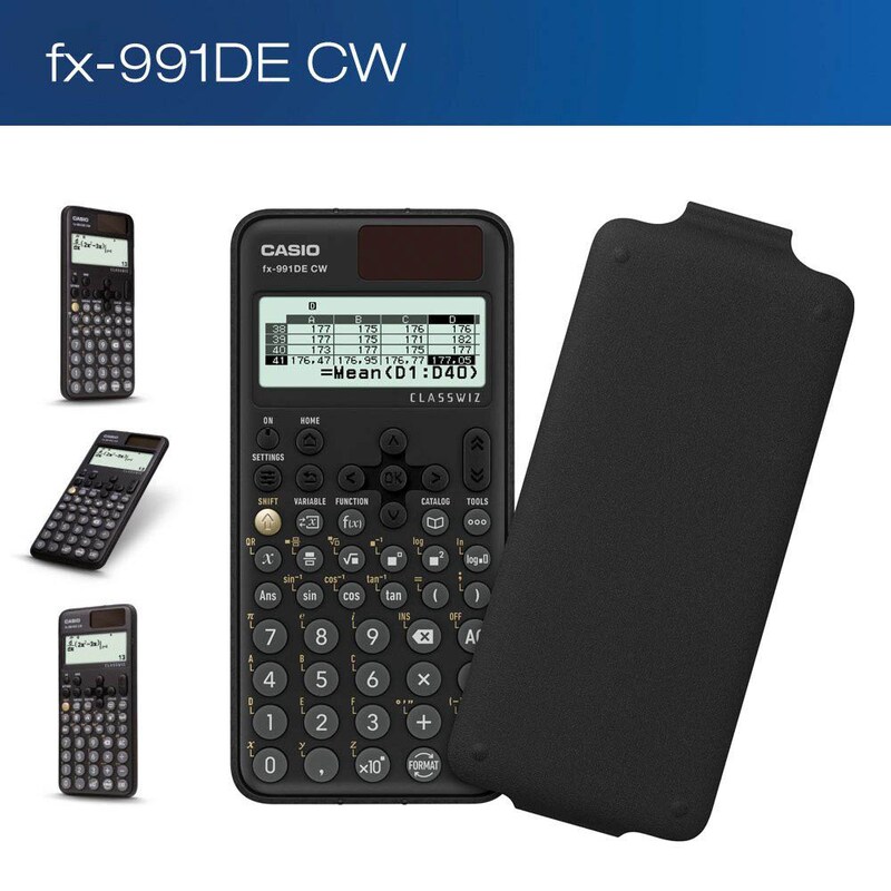 CASIO FX-991DE CW Wissenschaftlicher Taschenrechner schwarz Printus