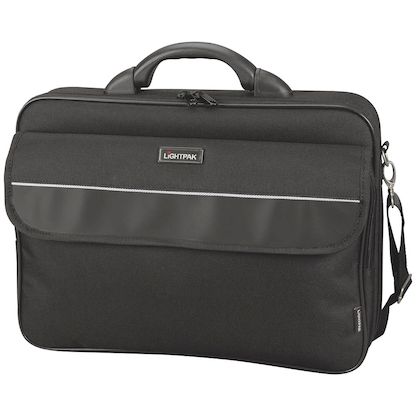 LIGHTPAK Laptoptasche ELITE S Kunstfaser schwarz 46110 bis 38,1 cm