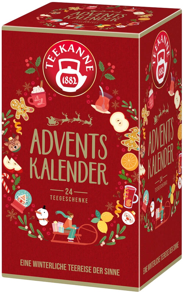 Spannende Adventskalender Von Teekanne Fotos