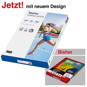 tecno Laserpapier colour print DIN A3 120 g/qm 250 Blatt tecno Laserpapier colour print DIN A3 120 g/qm 250 Blatt