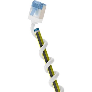 goobay RJ-45 Netzwerkkabel 15,0 m weiß bis zu 10,00 Gbit/Sek. bis zu 500 MHz, 1 St.