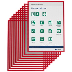 FRANKEN Magnetrahmen ECO rot A3, 10 St.