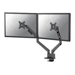 Neomounts Monitor-Halterung DS70-250BL2 schwarz für 2 Monitore, Tischklemme, Tischbohrung