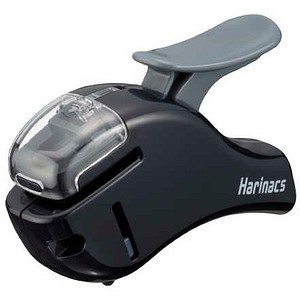 KOKUYO Klammerloses Heftgerät Harinacs SMALL+ matt-schwarz, 1 St.