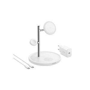 ANKER MagGo 3-in-1 Induktive Ladestation weiß, 15 Watt