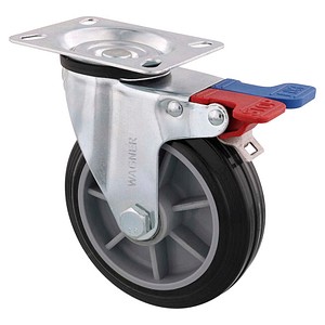 WAGNER® design yourself Transportgeräte-Lenkrolle RO 2525 schwarz