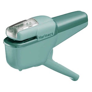 KOKUYO Klammerloses Heftgerät Harinacs MEDIUM + blau-grün, 1 St.