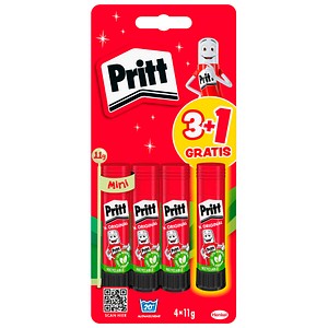 3 + 1 GRATIS: Pritt Klebestifte 11,0 g, 3 St. + GRATIS Klebestift 11,0 g