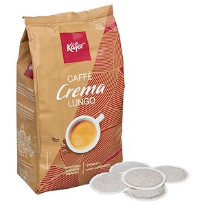 Käfer Caffè Crema Lungo Kaffeepads, Arabica- und Robustabohnen 36 St.