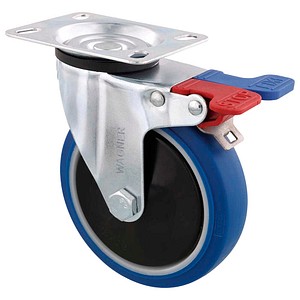 WAGNER® design yourself Transportgeräte-Lenkrolle RO 2625 blau