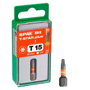 SPAX® Bit T15 T-STAR  Plus, 1 St.