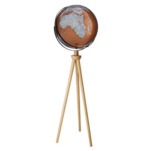TROIKA® Globus SPUTNIK braun/silber