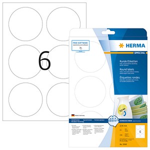 150 HERMA Etiketten 5068 weiß 85,0 x 85,0 mm