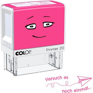COLOP NIO School Motivstempel Versuch es 3,8 x 1,4 cm, 1 St.