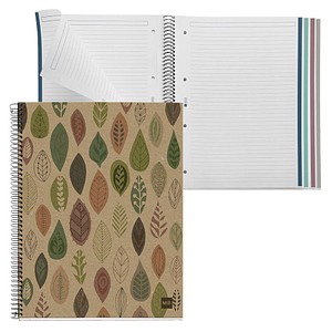 MIQUELRIUS Collegeblock Eco Desgin 4 liniert DIN A4 Innenrand, 1 St.