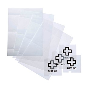 DURABLE Einsteckfolien für Türschilder CRYSTAL SIGN REFILL 10,5 x 10,5 cm, 10 St.