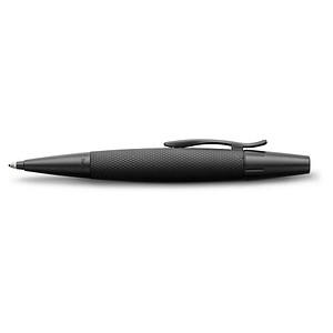 FABER-CASTELL Kugelschreiber e-motion pure Black schwarz, Schreibfarbe: schwarz, 1 St.