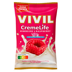 VIVIL® Creme Life Himbeere Bonbons 23 St./ 90,0 g, 1 Pack