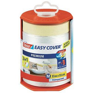 tesa Easy Cover® Premium Abdeckfolie mit Abroller transparent 55,0 cm x 33,0 m 1 St.