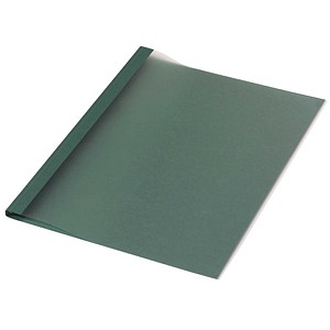 LMG Thermo-Bindemappen dunkelgrün Leinenkarton für 15 - 20 Blatt, 50 St.