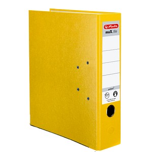 herlitz maX.file protect Ordner gelb Kunststoff 8,0 cm DIN A4 herlitz maX.file protect Ordner gelb Kunststoff 8,0 cm DIN A4