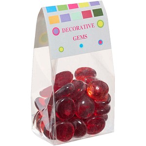 GLOREX Muggelsteine rot Glasnuggets Ø 20,0 mm, 200,0 g, 1 Pack