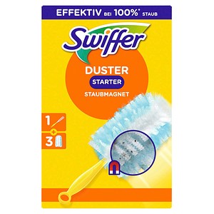 Swiffer DUSTER STARTER STAUBMAGNET Staubfangtücher Mikrofaser, 1 Set