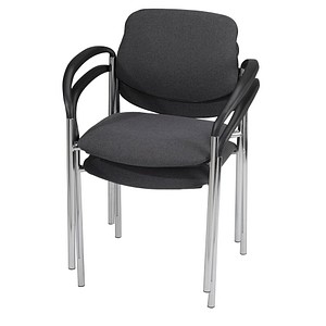 Nowy Styl Besucherstühle Styl anthrazit Stoff, 2 St.