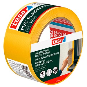 tesa PUTZ Gewebeband gelb 50,0 mm x 33,0 m 1 Rolle