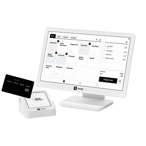 SumUp Registrierkasse POS Lite + Solo inkl. TSE, Kartenterminal und Ladestation