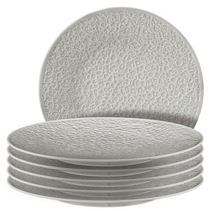Seltmann Weiden Teller Nori grau, silber Ø 21,0 cm, 6 St.