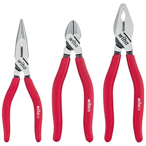 Wiha Zangen-Set classic mit DynamicJoint® 26850, Länge: 35,3 cm, 3-tlg., 1 Set