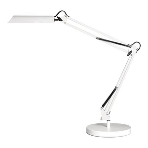 unilux SWINGO LED LED-Schreibtischlampe weiß 11 W