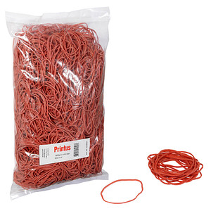 Printus Gummiringe rot, Ø 5,0 cm, 1000,0 g