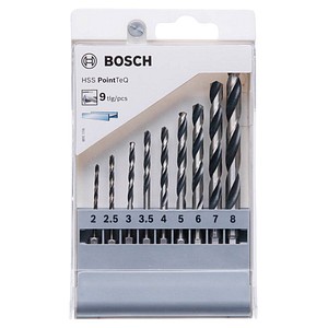 AKTION: BOSCH Metallbohrer-Set HSS PointTeQ, 9-teilig mit Prämie nach Registrierung