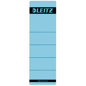 10 LEITZ Ordneretiketten 1642 blau für 8,0 cm Rückenbreite