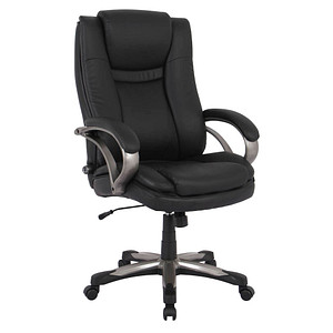 XXL Chefsessel, 10003 Kunstleder schwarz, Gestell schwarz