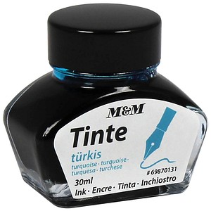M&M Tintenfass türkis 30,0 ml, 1 St.