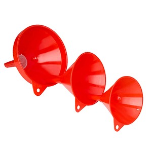 hünersdorff Trichter HD-PE Set 3-teilig rot