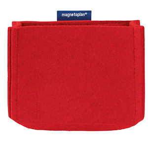 magnetoplan Stiftehalter magnetoTray medium rot Filz 13,0 x 6,0 x 10,0 cm