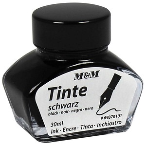 M&M Tintenfass schwarz 30,0 ml, 1 St.