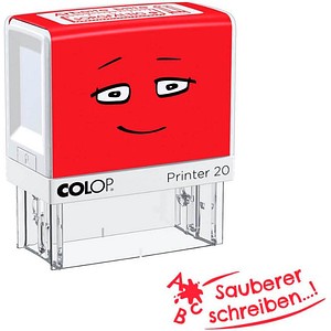 COLOP NIO School Motivstempel Sauberer schreiben 3,8 x 1,4 cm, 1 St.