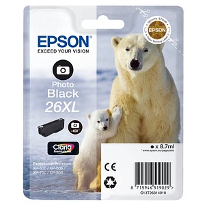 EPSON 26XL / T2631XL Foto schwarz Tintenpatrone EPSON 26XL / T2631XL Foto schwarz Tintenpatrone