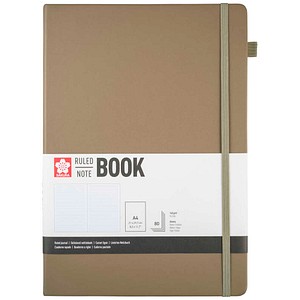 Sakura Notizbuch DIN A4 liniert, schlacke Hardcover 160 Seiten, 1 St.