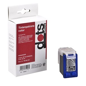 dots  color Druckerpatrone kompatibel zu HP 22 (C9352AE)