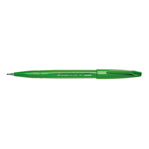 Pentel SES15C-D Brush-Pen grün, 1 St.